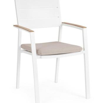 ZELMAR fehér kerti szék kép